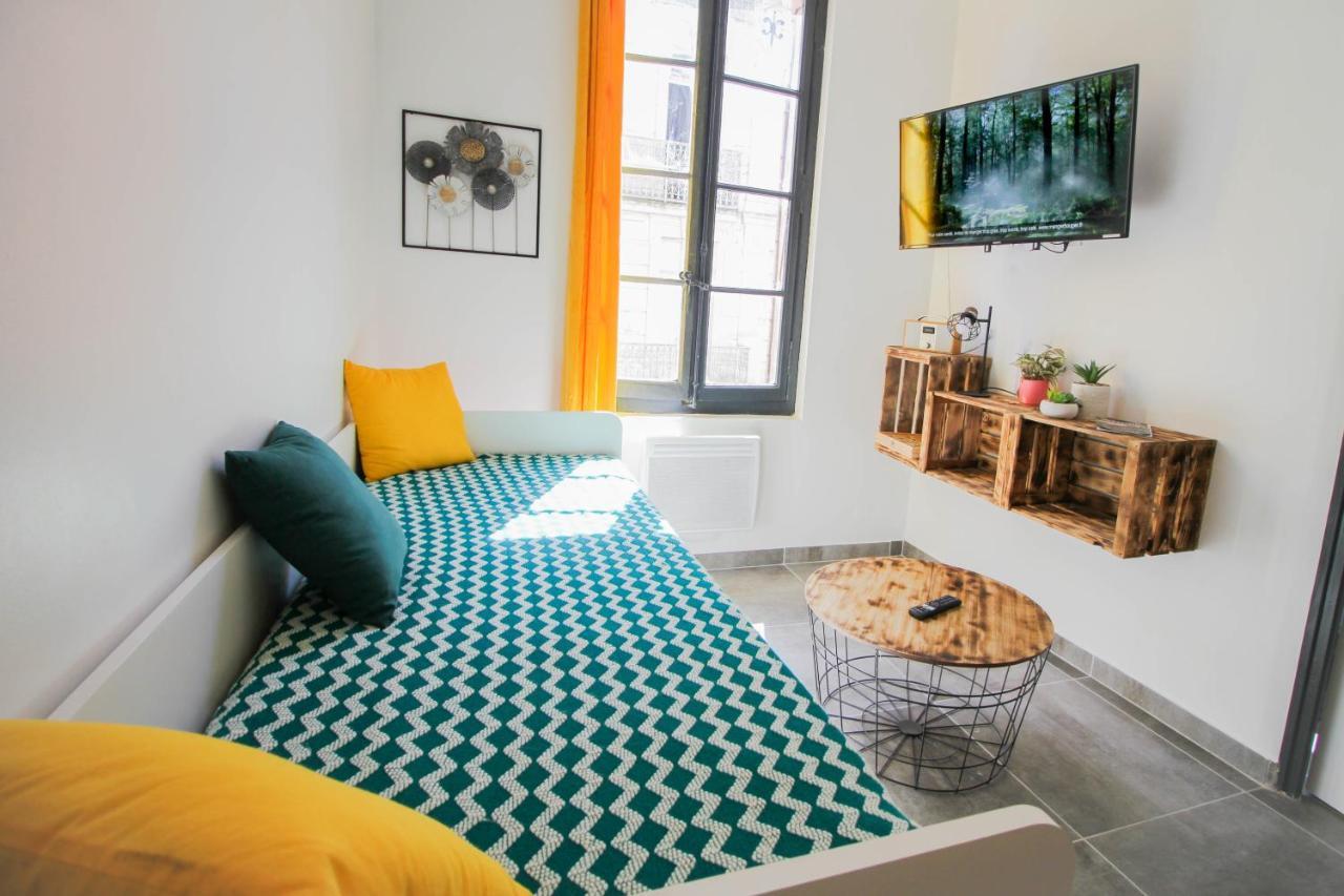 Charmant T2 En Coeur De Ville - 2 Lits + Lit Bebe - Wifi - Imprimante Каркассон Экстерьер фото